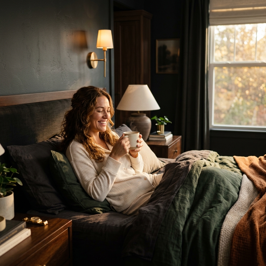 Mãe Feliz, Disposta e Descansada